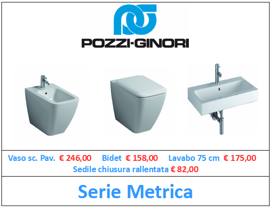 sanitari pozzi ginori serie metrica a roma www-mt-termoidraulica