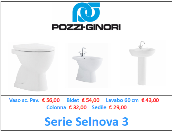 sanitari pozzi ginori serie selnova 3 a roma www-mt-termoidraulica