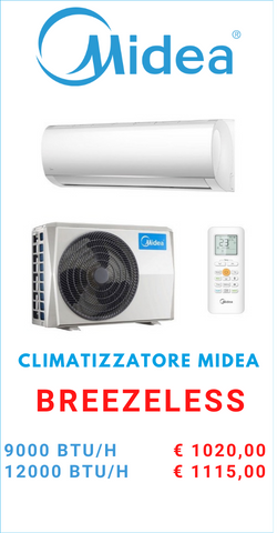 climatizzatore MIDEA BREEZELESS a roma