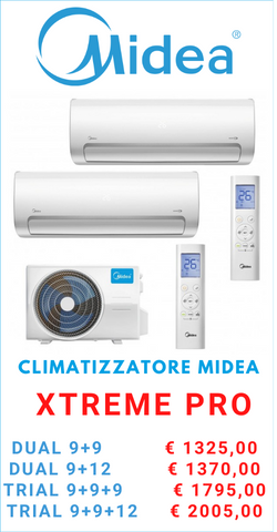 climatizzatore MIDEA DUAL XTREME pro a roma