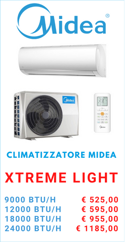 climatizzatore MIDEA XTREME LIGHT a roma