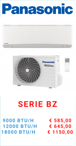 mt termoidraulica climatizzatore PANASONIC SERIE bz a roma