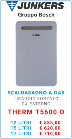 SCALDABAGNO A GAS JUNKERS therm t5600 A ROMA