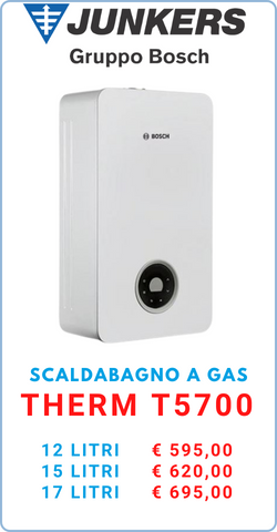 SCALDABAGNO JUNKERS BOSCH T5700 A ROMA
