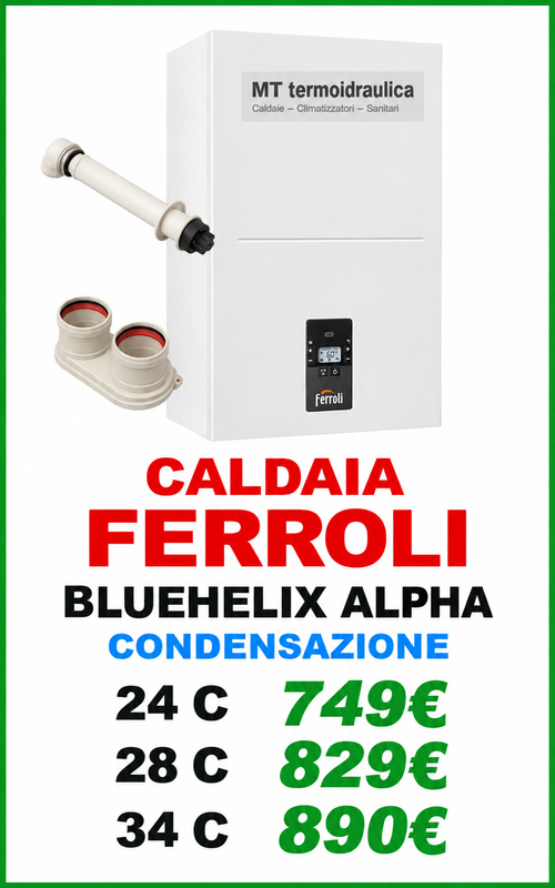 caldaia ferroli bluehelix alpha roma