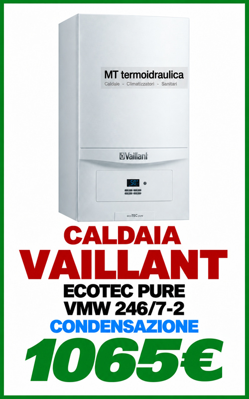 CALDAIA VAILLANT ECOTEC PURE A ROMA