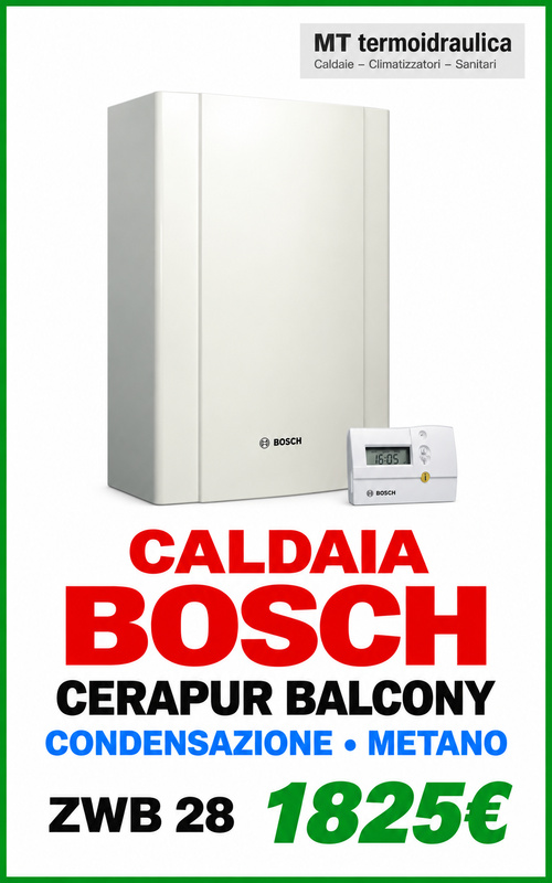 CALDAIA Bosch condensazione ROMA