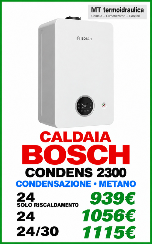 CALDAIA Bosch condensazione ROMA
