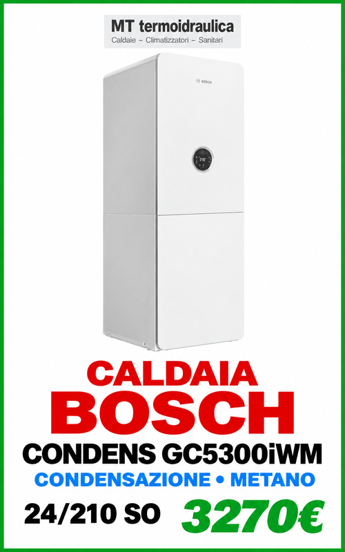 CALDAIA Bosch condensazione ROMA