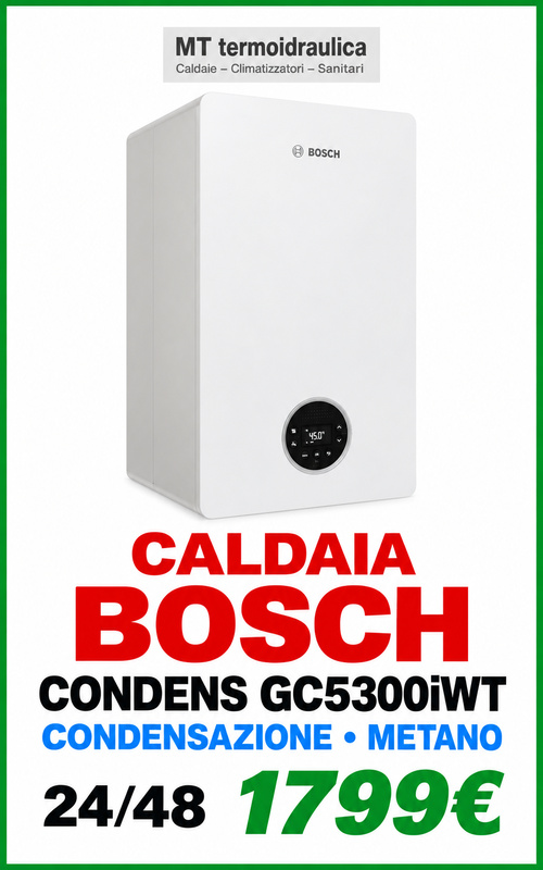 CALDAIA Bosch condensazione ROMA