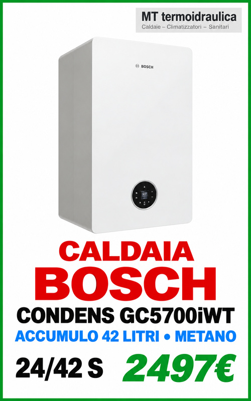 CALDAIA Bosch condensazione ROMA