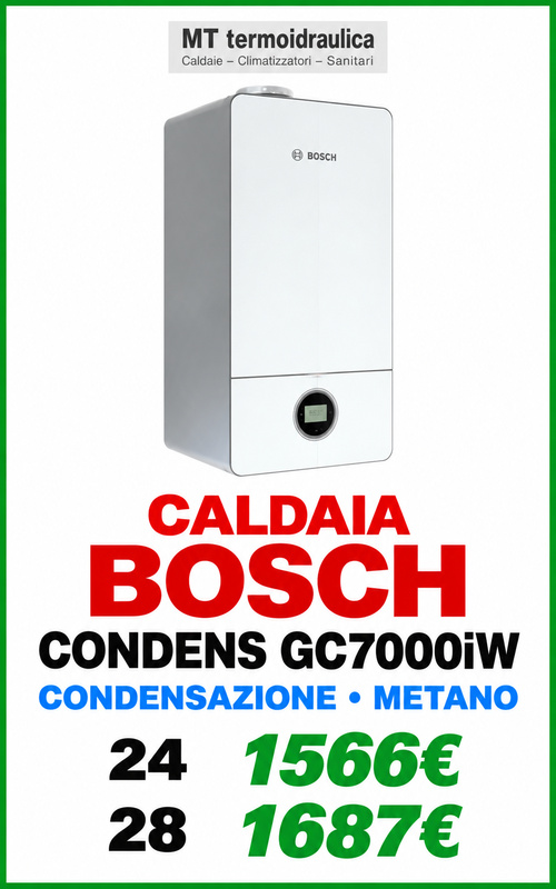 CALDAIA Bosch condensazione ROMA