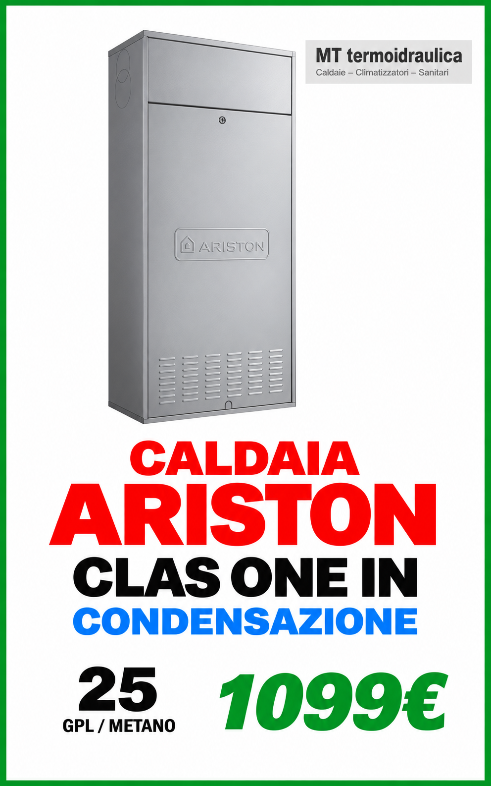 Caldaia Ariston Clas One in condensazione